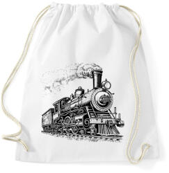printfashion Vonat - Sportzsák, Tornazsák - Fehér (15576103)