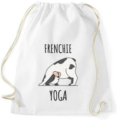 printfashion FRENCHIE YOGA - Sportzsák, Tornazsák - Fehér (10442362)