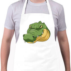 printfashion Krokodil - Kötény - Fehér (4909667)