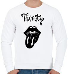 printfashion Thirsty - Férfi pulóver - Fehér (15047062)