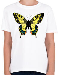 printfashion Pillangó - Gyerek póló - Fehér (4988394)