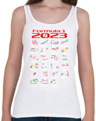 printfashion Formula 1 2023 - Női atléta - Fehér (11759273)