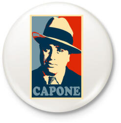 printfashion Capone - Kitűző, hűtőmágnes - Fehér (3083329)