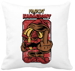 printfashion FUCKING KARÁCSONY - Párnahuzat, Díszpárnahuzat - Fehér (10449610)
