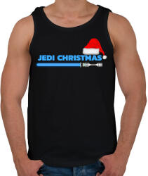 printfashion JEDI CHRISTMAS - Férfi atléta - Fekete (10739237)