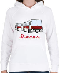 printfashion ikarus - Női kapucnis pulóver - Fehér (4760497)