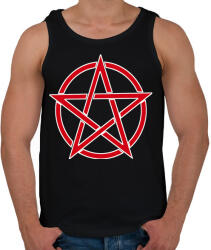 printfashion pentagram - Férfi atléta - Fekete (1496287)