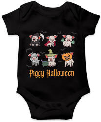 printfashion Piggy Halloween - Baba Body - Fekete (14713079)