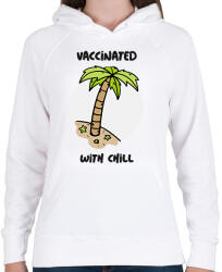 printfashion Chill - Női kapucnis pulóver - Fehér (11587149)
