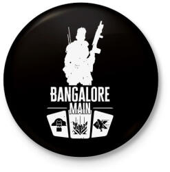 printfashion Apex Legends - Bangalore Main - Kitűző, hűtőmágnes - Fekete (3097794)