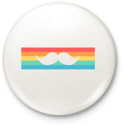 printfashion Egy mindenkiért! Mindenki egyért! - Kitűző, hűtőmágnes - Fehér (5085224)