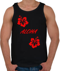 printfashion Aloha - Férfi atléta - Fekete (2609667)