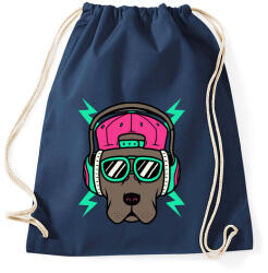 printfashion Divatkutya - Sportzsák, Tornazsák - Sötétkék (42227)