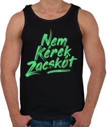 printfashion nem-kerek-zacskot-paint-mint - Férfi atléta - Fekete (1073823)