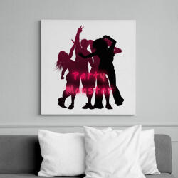 printfashion party monster - Vászonkép - Fehér (6626347)