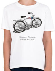 printfashion Easy Rider - Gyerek póló - Fehér (340319)