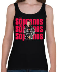 printfashion Tony Soprano - Női atléta - Fekete (5431055)