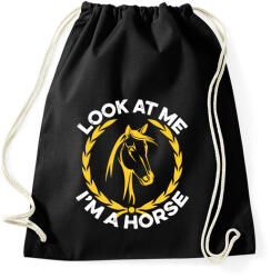 printfashion Look I'm a horse - Sportzsák, Tornazsák - Fekete (2944099)