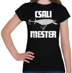 printfashion Csali mester - Női póló - Fekete (5964186)