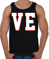 printfashion Love páros póló szerelmeseknek - Férfi atléta - Fekete (11511979)