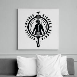 printfashion pubg pan - Vászonkép - Fehér (6627090)
