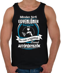 printfashion Autófényező születésnap - Férfi atléta - Fekete (994328)