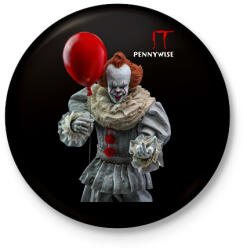 printfashion pennywise - Kitűző, hűtőmágnes - Fekete (7608172)