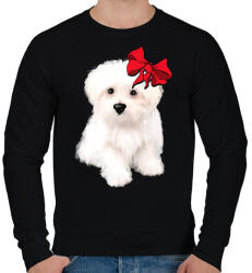 printfashion Bolognese - Férfi pulóver - Fekete (2361039)