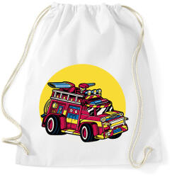 printfashion Tűzoltókocsi - Sportzsák, Tornazsák - Fehér (13499877)
