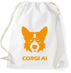 printfashion CorgiAi - Sportzsák, Tornazsák - Fehér (14991076)