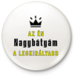 printfashion Az én nagybátyám - Kitűző, hűtőmágnes - Fehér (3619379)