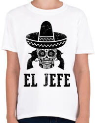 printfashion el jefe - Gyerek póló - Fehér (1851355)