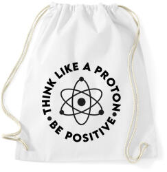 printfashion Gondolkodj pozitívan - Sportzsák, Tornazsák - Fehér (13200397)