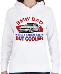 printfashion BMW Dad - Női kapucnis pulóver - Fehér (14784447)
