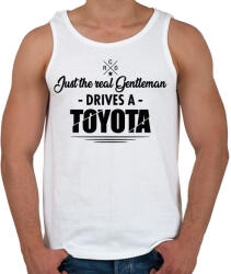 printfashion Just the real Gentleman - Toyota - Férfi atléta - Fehér (4452227)