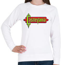 printfashion Démonkastély - Női pulóver - Fehér (2783754)