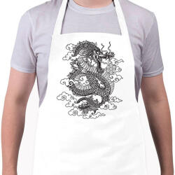 printfashion Sárkány - Kötény - Fehér (13943791)