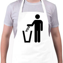 printfashion Trash you - Kötény - Fehér (4910091)