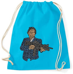 printfashion Maffiózó - Sportzsák, Tornazsák - Surf blue (162051)