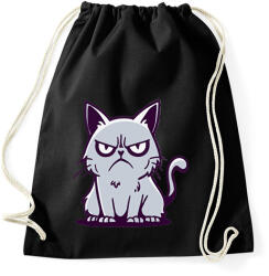 printfashion Macska - Sportzsák, Tornazsák - Fekete (16140060)