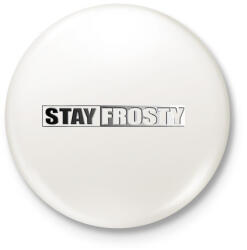 printfashion Stay Frosty - COD MW - Kitűző, hűtőmágnes - Fehér (3082245)