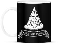 printfashion Pizza illuminati - Bögre - Fekete (9405532)