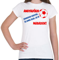 printfashion Angyalföldi drukker - Női póló - Fehér (11454902)