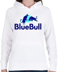 printfashion BlueBull - Női kapucnis pulóver - Fehér (1311094)
