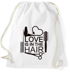 printfashion Love is in the HAIR - Sportzsák, Tornazsák - Fehér (1844429)