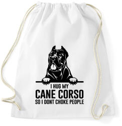 printfashion Cane Corso hug - Sportzsák, Tornazsák - Fehér (2859050)