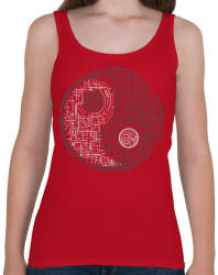 printfashion Egyensúly - Női atléta - Cseresznyepiros (128648)