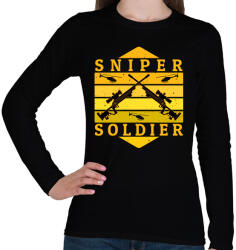 printfashion Sniper - Mesterlövész - Női hosszú ujjú póló - Fekete (5410564)