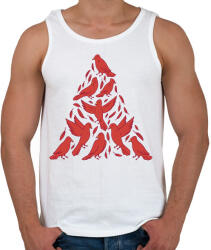 printfashion Madaras Karácsonyfa - Férfi atléta - Fehér (14754450)