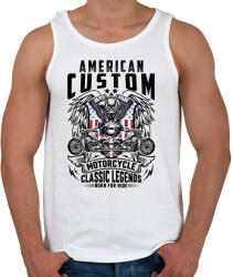 printfashion american motorcycle - Férfi atléta - Fehér (14919735)